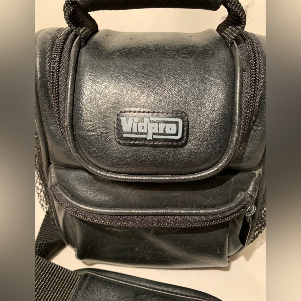 Vidpro Black Camera Camcorder Bag Small Detachable Shoulder Strap - Picture 4 of 10